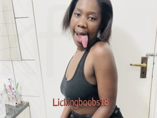 Lickingboobs18